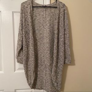 Grey knit sweater